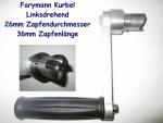 Kurbel für Farymann Dieselmotor Farymann Diesel Motor 15A430, Farymann 15/18D Rüttelplatte Amann Bomag Wacker
